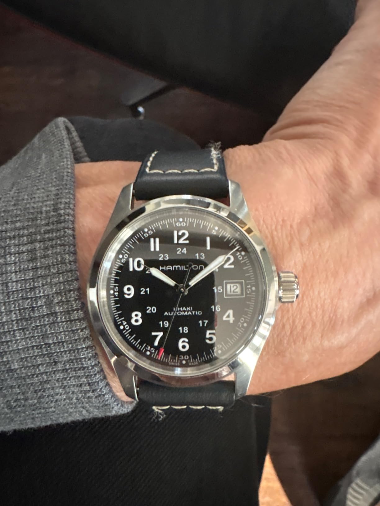 Khaki Field Automatic Men's Watch, 38mm Stainless Steel Case customer photo 1