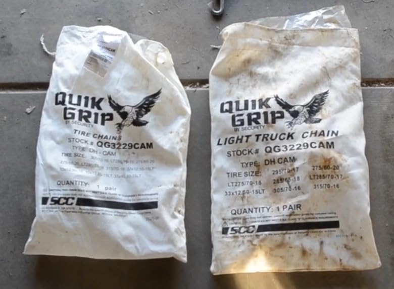 SCC QG3229CAM Quik Grip Wide Base Type CAM-DH Light Truck Tire Traction Chain - Set of 2 customer photo 2