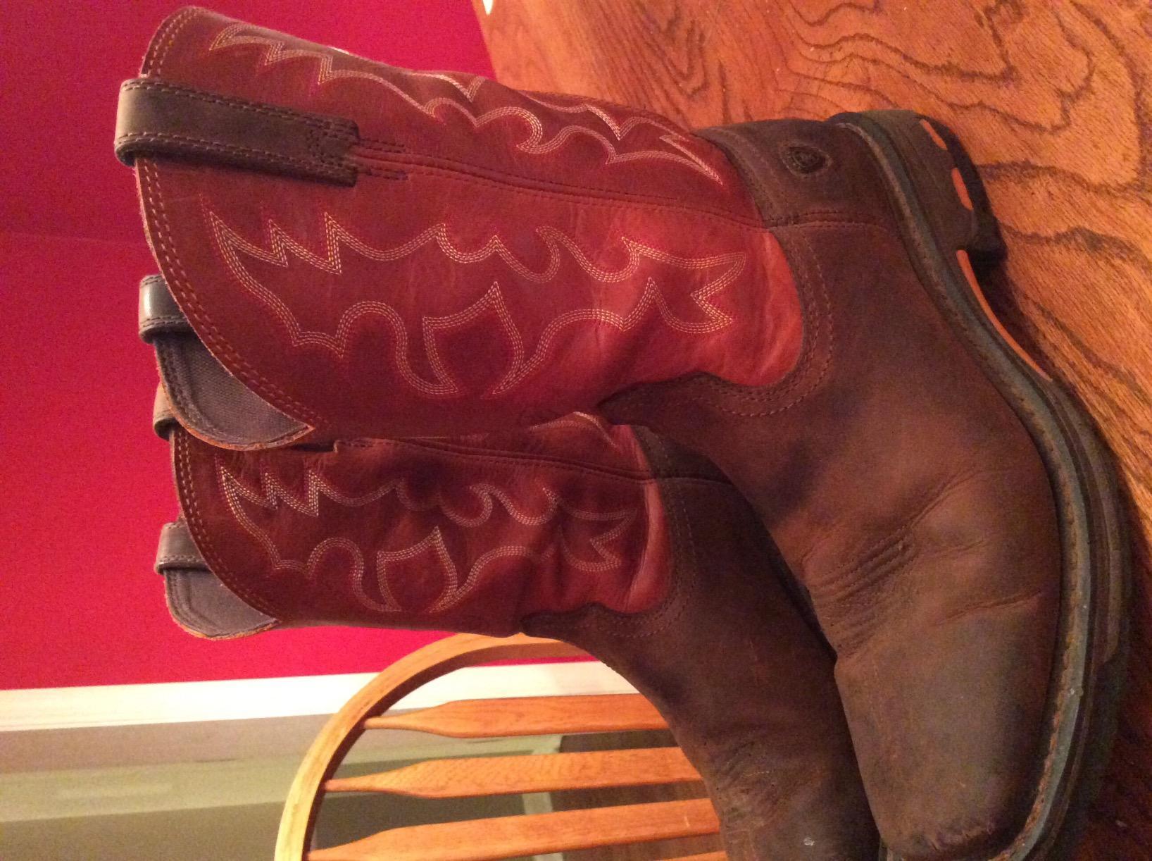 Ariat Men's Workhog Wide Square Toe Work Boot customer photo 2