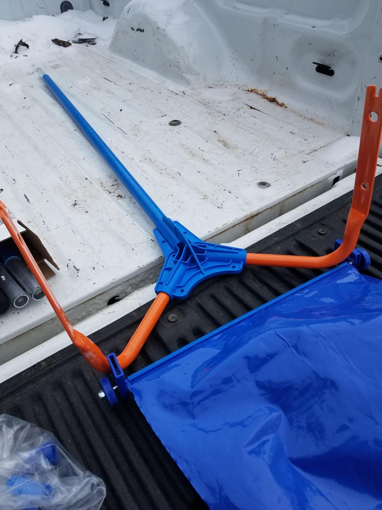 Avalanche! Roof Snow Rake, Snow Removal Tool, Assembled in the USA | 15 1/2 Ft Fiberglass Pole, 17 Inch x 12 Ft Slide customer photo 1
