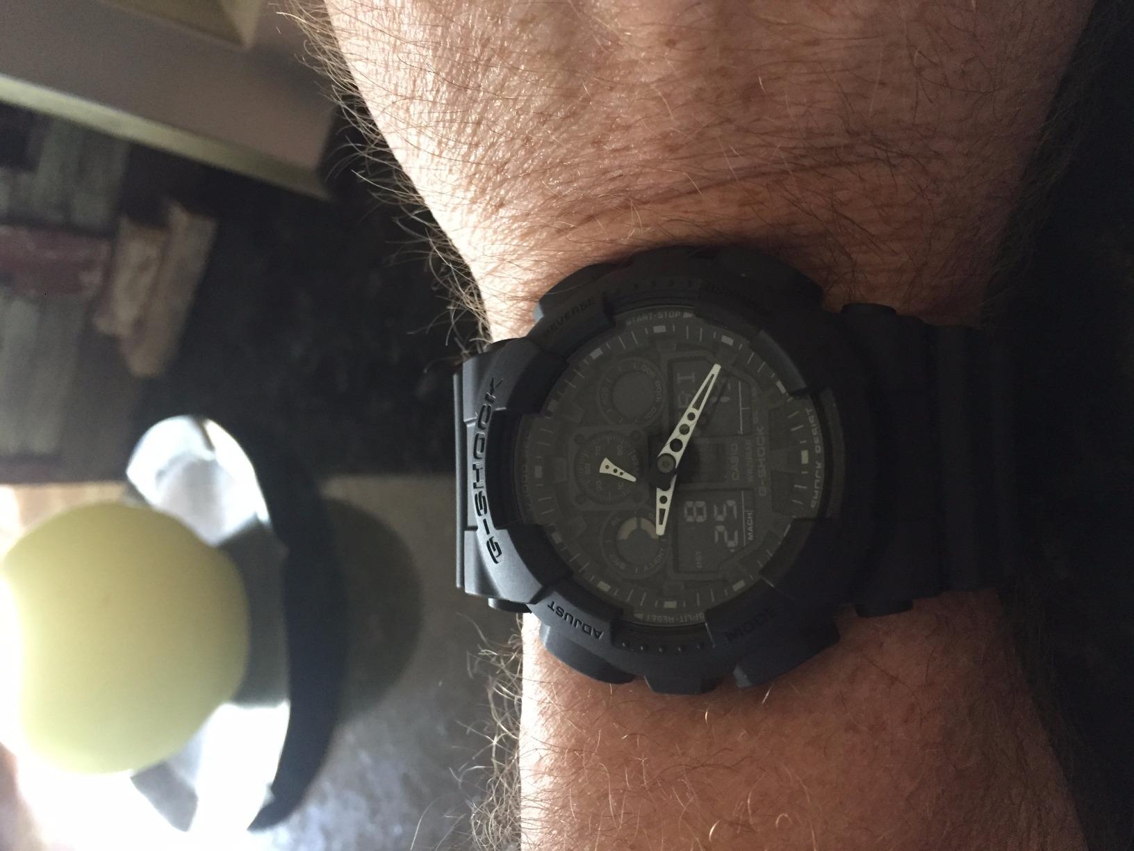 G-Shock GA100-1A1 Men's Tough Analog-Digital Watch | 200M Water Resistant | Shock & Magnetic Resistant | Sporty & Rugged Design customer photo 1