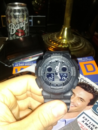 G-Shock GA100-1A1 Men's Tough Analog-Digital Watch | 200M Water Resistant | Shock & Magnetic Resistant | Sporty & Rugged Design customer photo 2