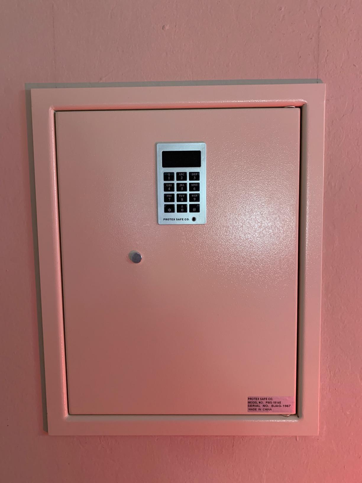 Protex Safe Electronic Keypad Wall Safe (PWS-1814E), Burglary Resistant wall safe, digital electronic locking system, velvet interior, automatic door opening, 2 Removable shelves customer photo 1