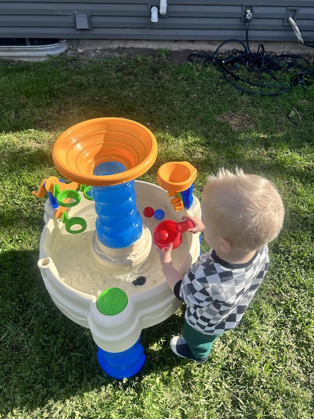 Little Tikes Spiralin' Seas Waterpark Play Table, Multicolor customer photo 2