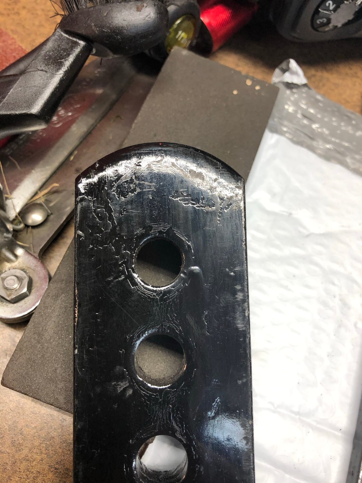Sway control bracket - complete for 6K - 14K customer photo 1