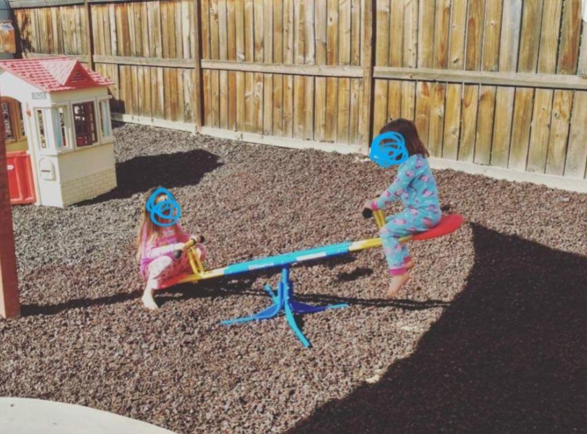 Grow'n Up Heracles Seesaw Kids, 360-Degree Rotating Teeter Totter | Indoor/Outdoor Active Play with Safe Foam Handle Guards, Heavy Duty Construction customer photo 1