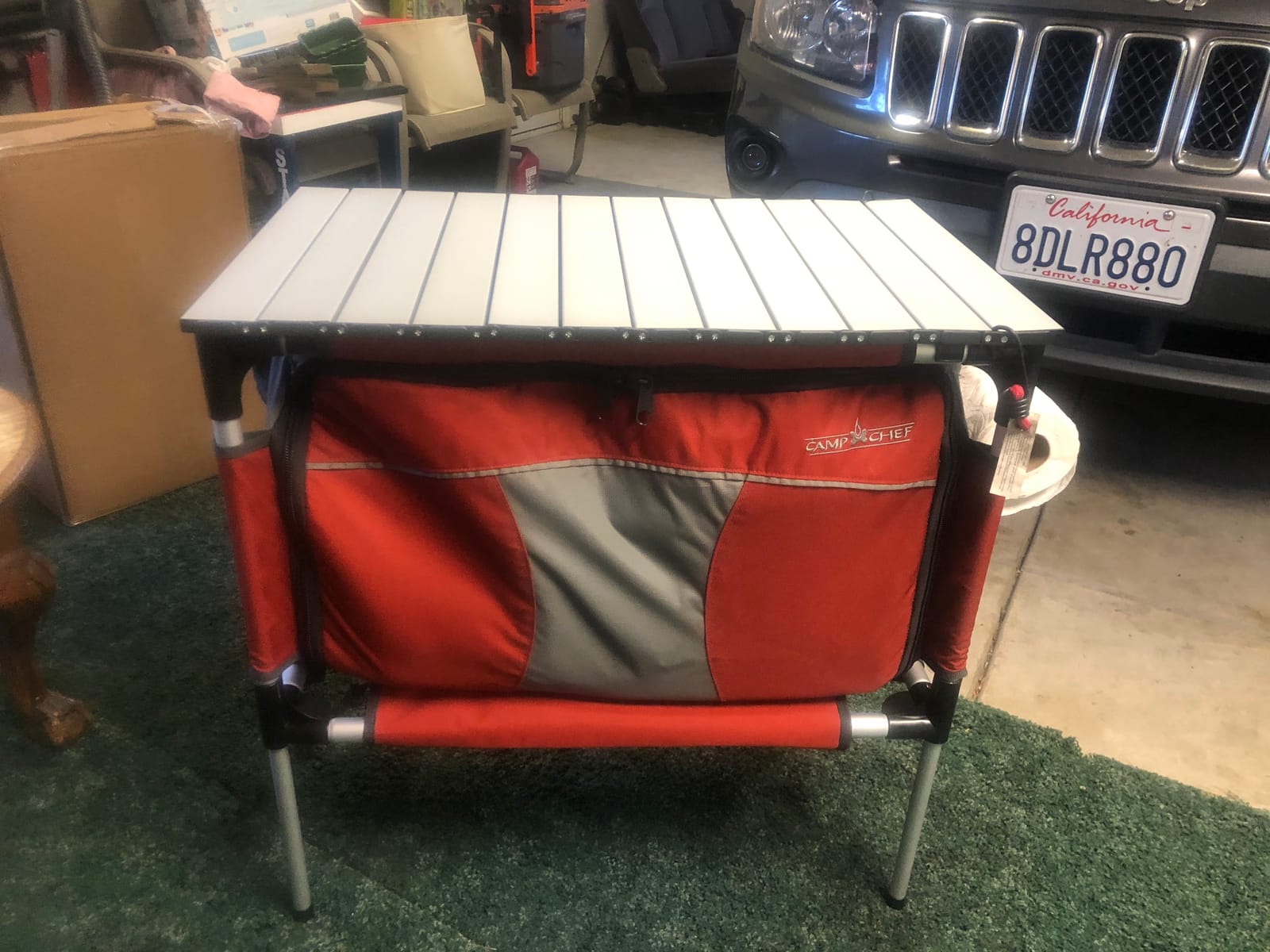 Camp Chef Sherpa Camp Table & Organizer, 27x17 in., Brick customer photo 1