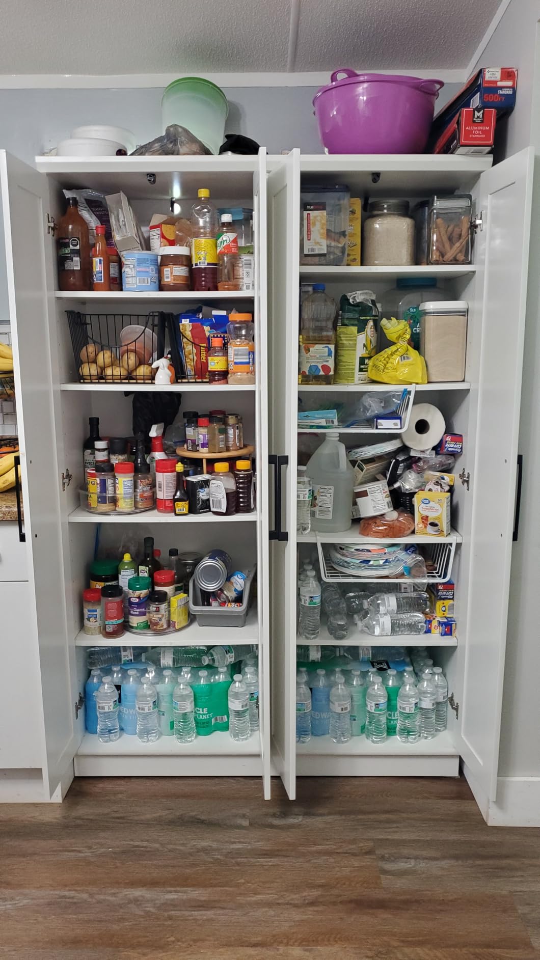 Sauder HomePlus Storage Cabinet/ Pantry cabinets, Dakota Oak finish customer photo 2