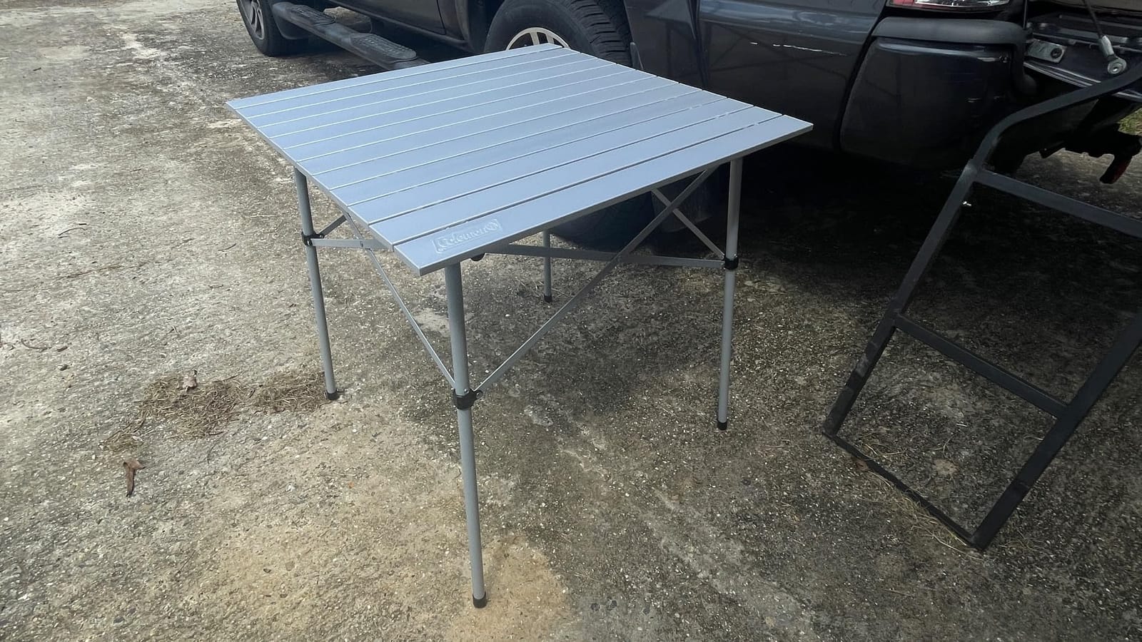 Coleman Outdoor Folding Table, Sturdy Aluminum Camping Table with Snap-Together Design, Seats 4 & Carry Bag Included, Great for Camping, Tailgating, Grilling, Hunting, Outdoor Dining & More customer photo 2