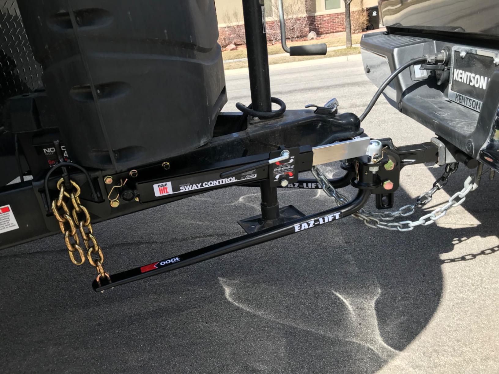 Camco Eaz-Lift Elite 1,000lb Weight Distribution Hitch Kit with Manually Adjusted Sway Control - Ready-to-Tow with Pre-Installed Hitch Ball, Sway Control Ball, U-Bolts, & Chain Package (48058) customer photo 1