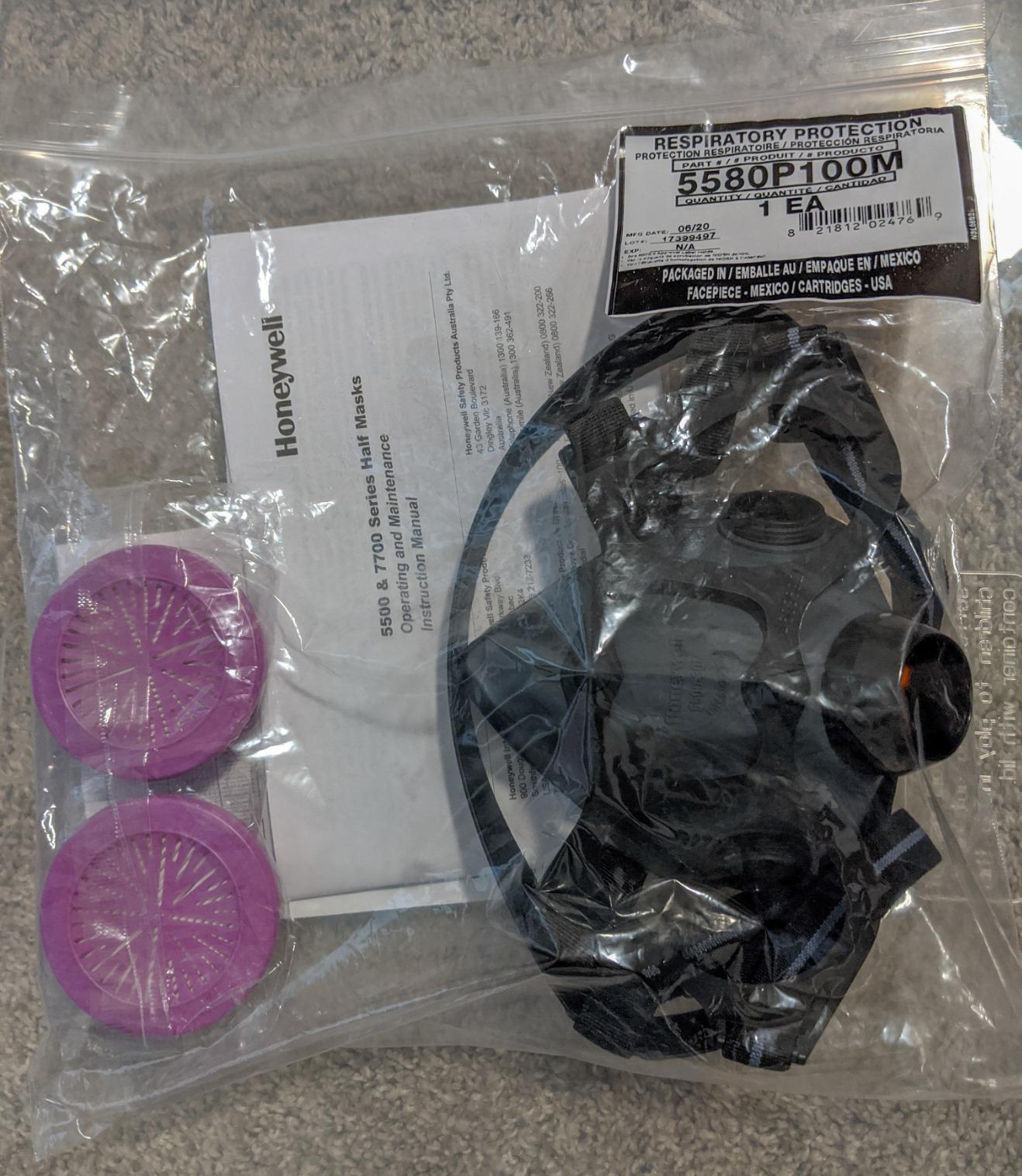North Honeywell 5500 Series Half Mask Respirator Medium and 2 P100 filters (Bundle Pack) customer photo 2