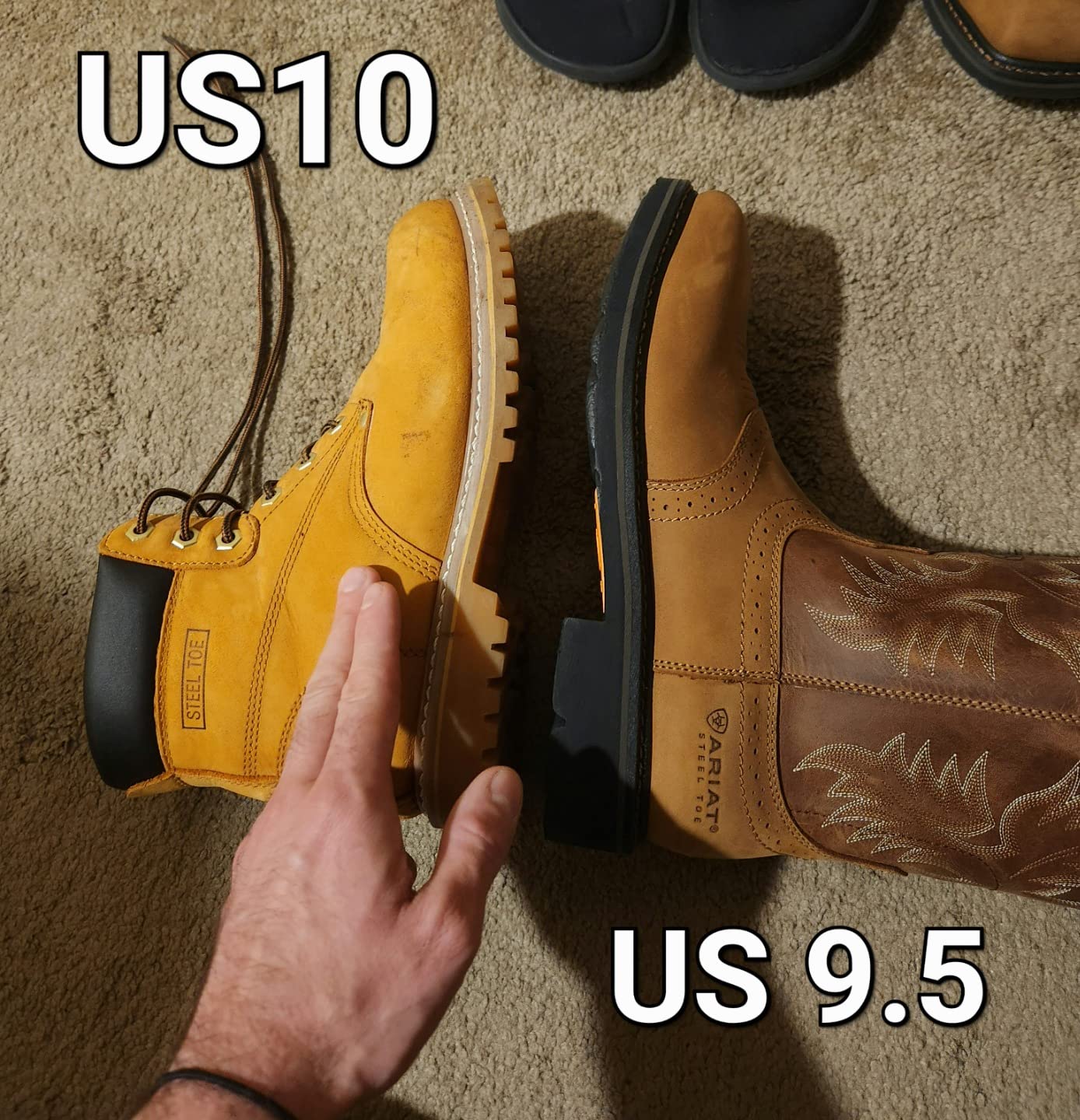 Ariat Men's Sierra Wide Square Toe Steel Toe Work Boot customer photo 1