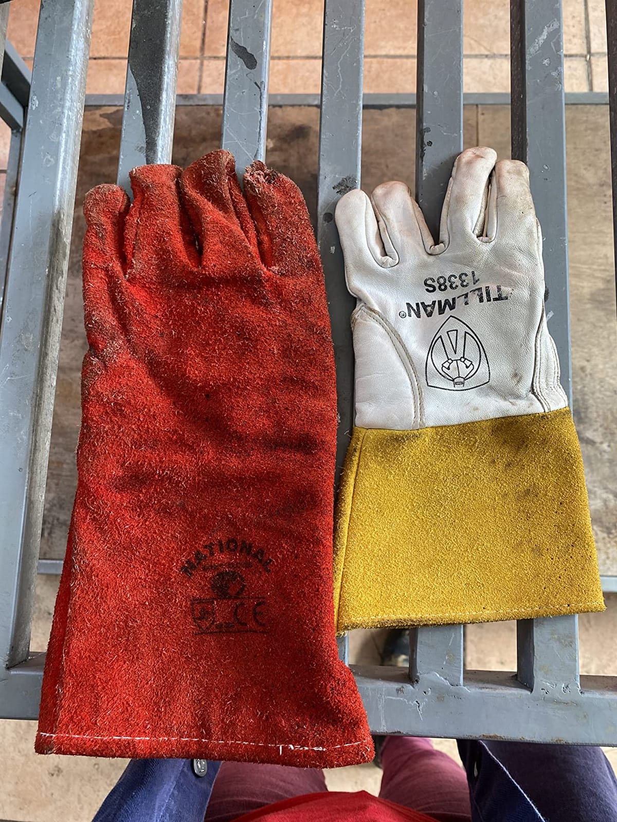 Tillman 1338 Top Grain Goatskin TIG Welding Gloves with 4