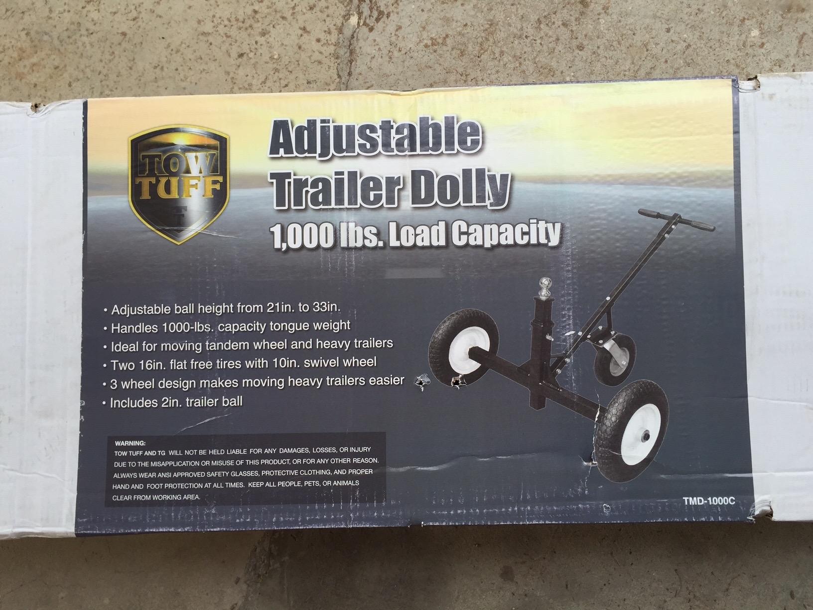 Tow Tuff TMD-1000C2 - Trailer - 1000 lb Adjustable Trailer Dolly customer photo 2