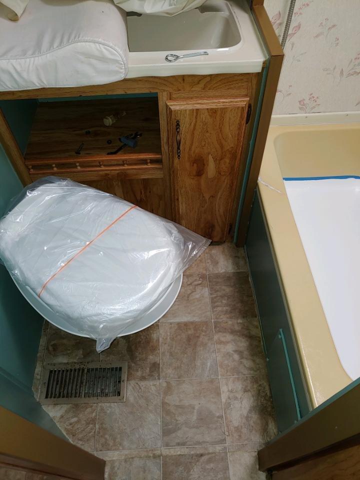 Dometic 302300071 300 Series Standard Height Toilet, White customer photo 1
