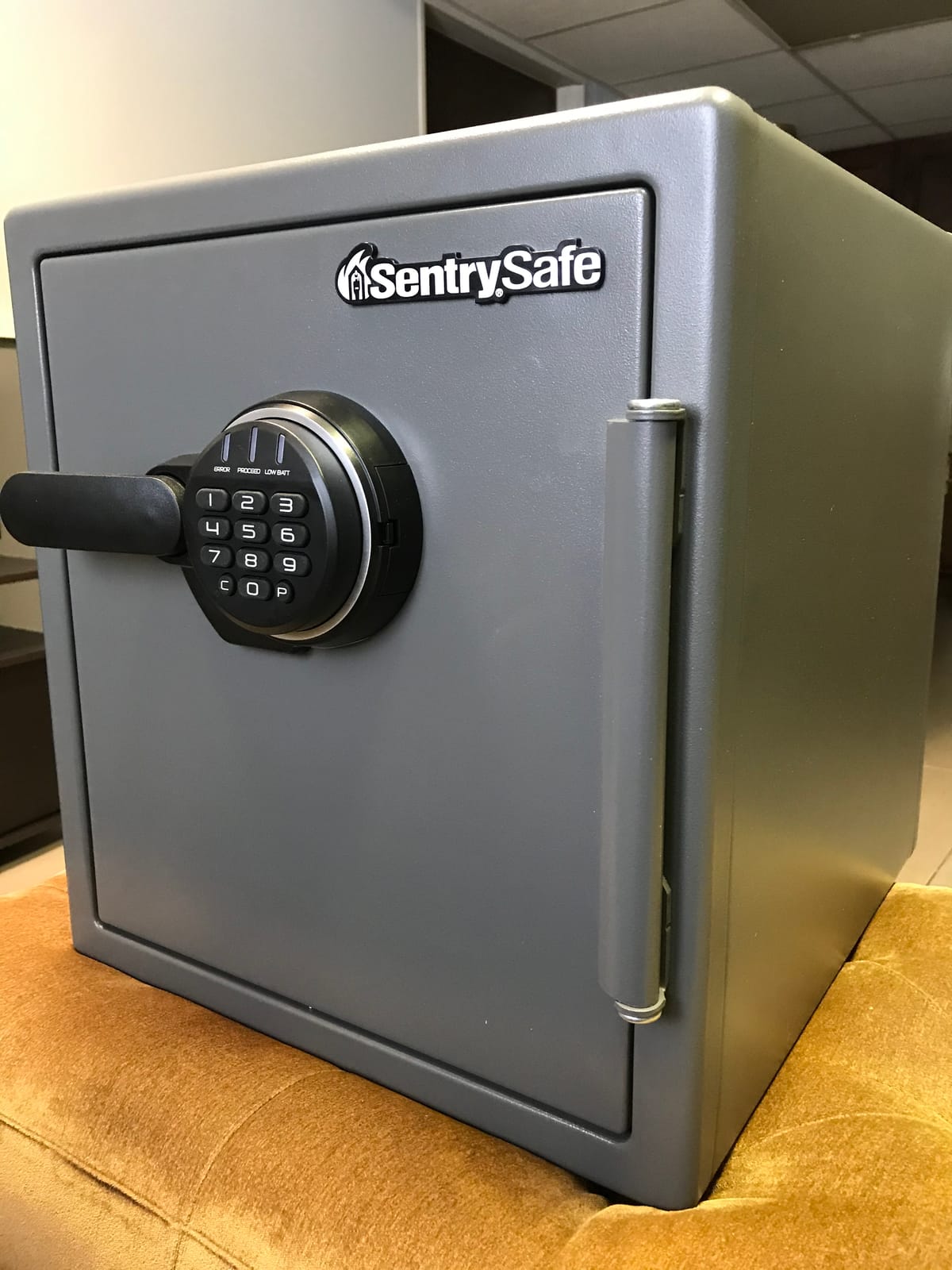 SentrySafe Black Fireproof Safe with Digital Push Button Keypad, Home Safe For Money, Documents, and Valuables, 1.23 Cubic Feet, SF123ES customer photo 2
