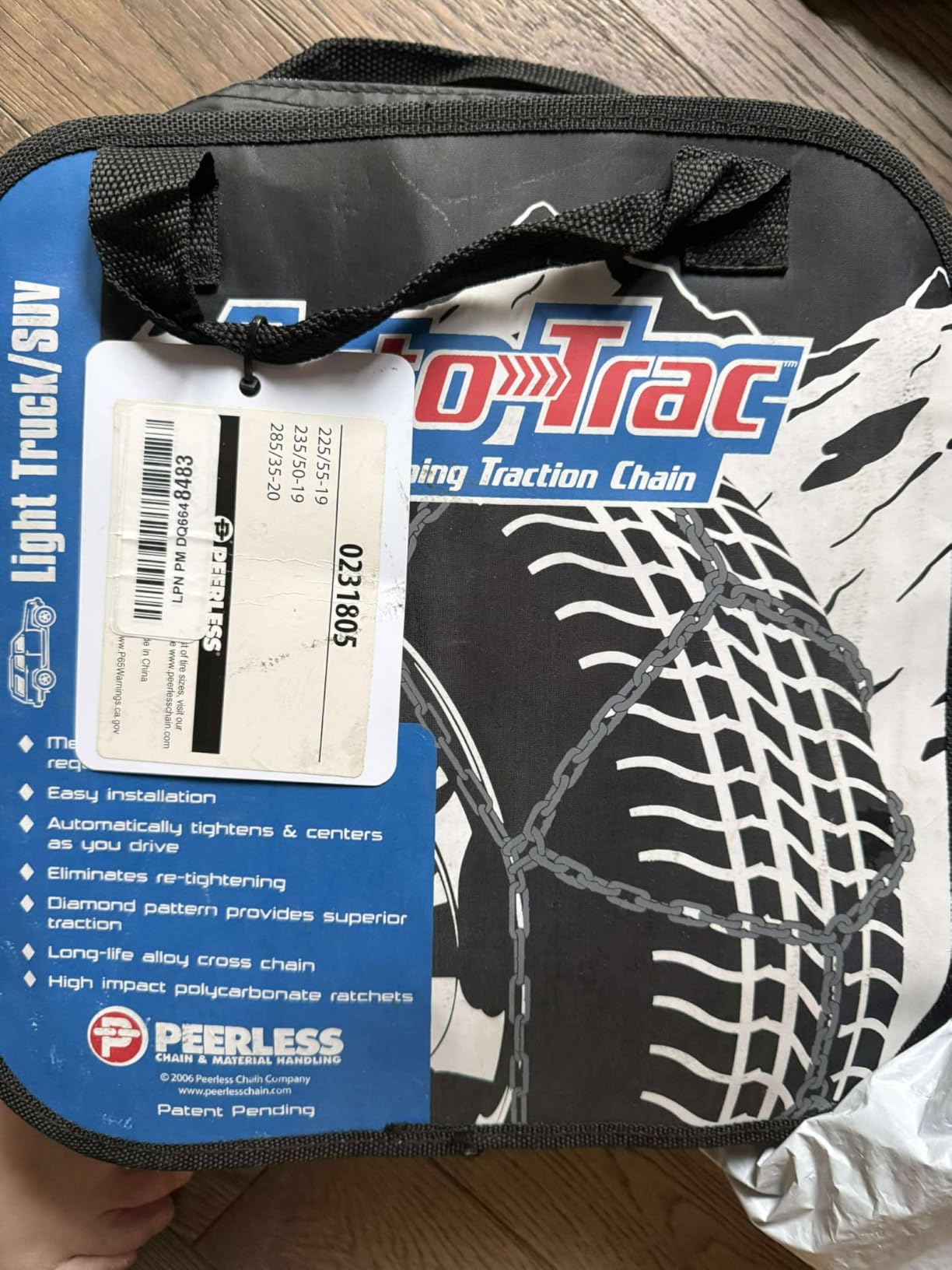 SCC 0232805 Auto-Trac Light Truck/SUV Tire Traction Chain - Set of 2 customer photo 2
