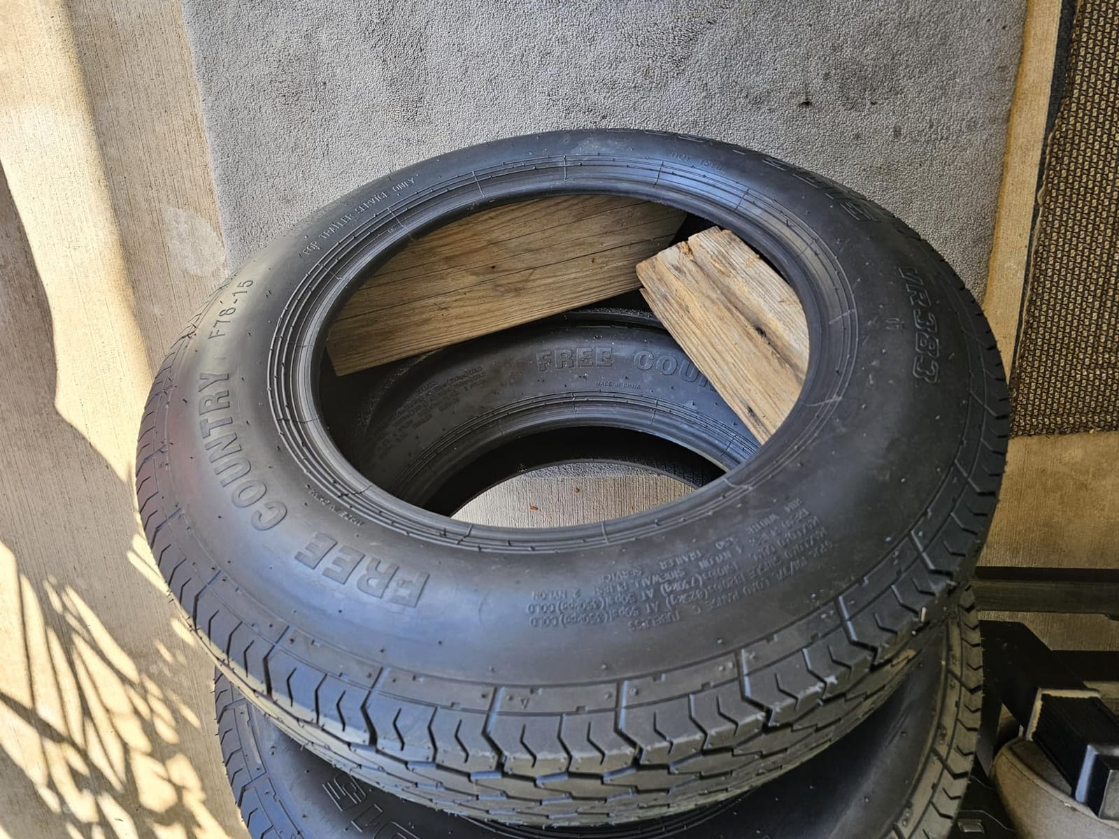 WANDA Set 2 Free Country Trailer Tires ST 205/75D15 Deep Tread- 11021 customer photo 2