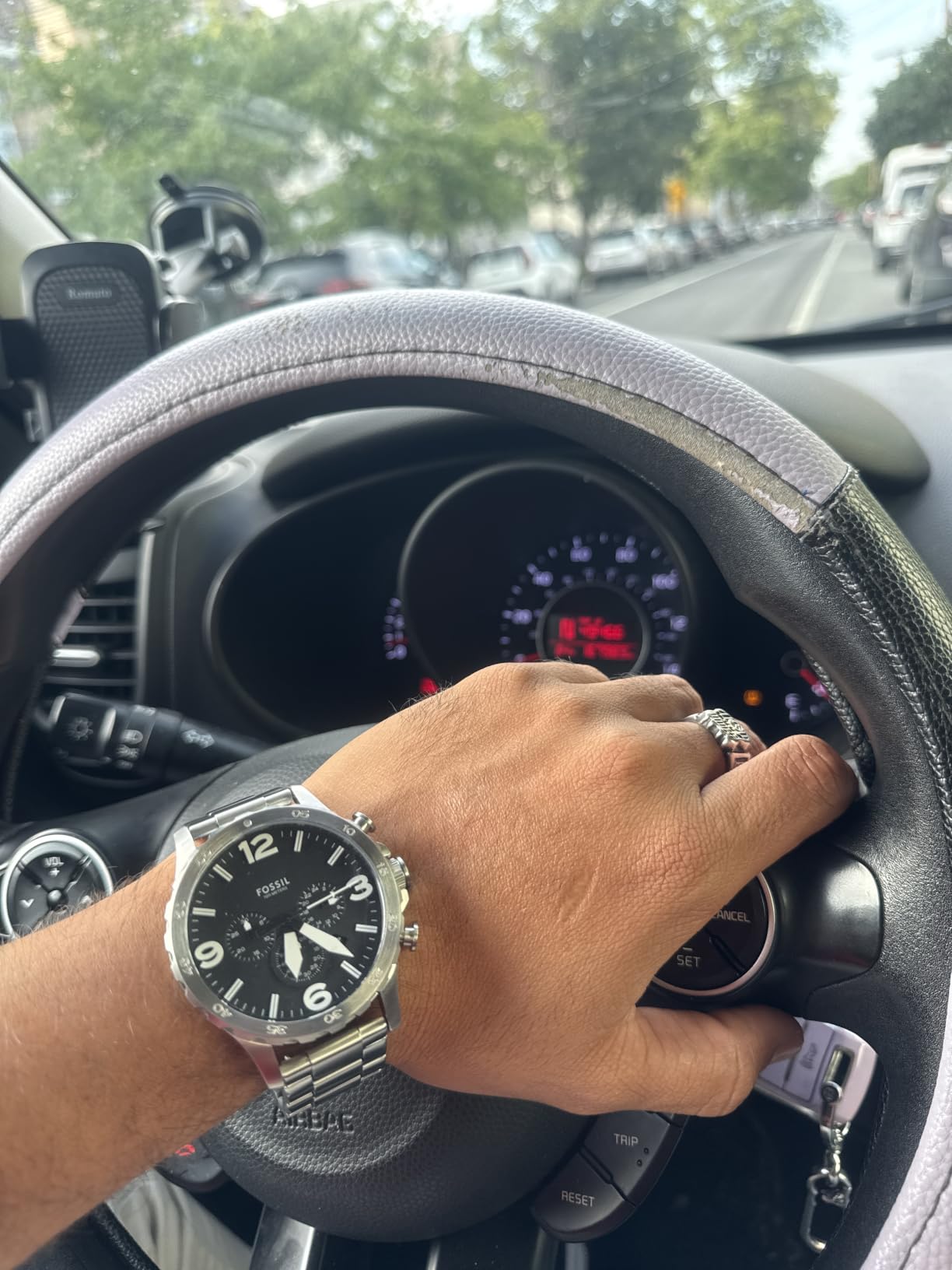 Fossil Men's Nate Quartz Chronograph Watch for Men customer photo 2
