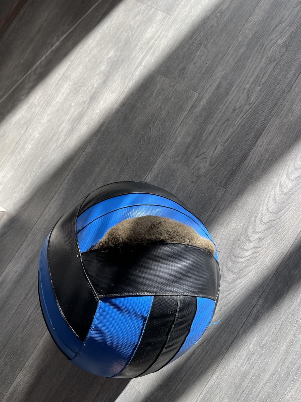 JFit Wall Ball - Premium Soft Weighted Exercise Ball for Strength, Conditioning, Gym & Home Workouts, 4-30 LB customer photo 1