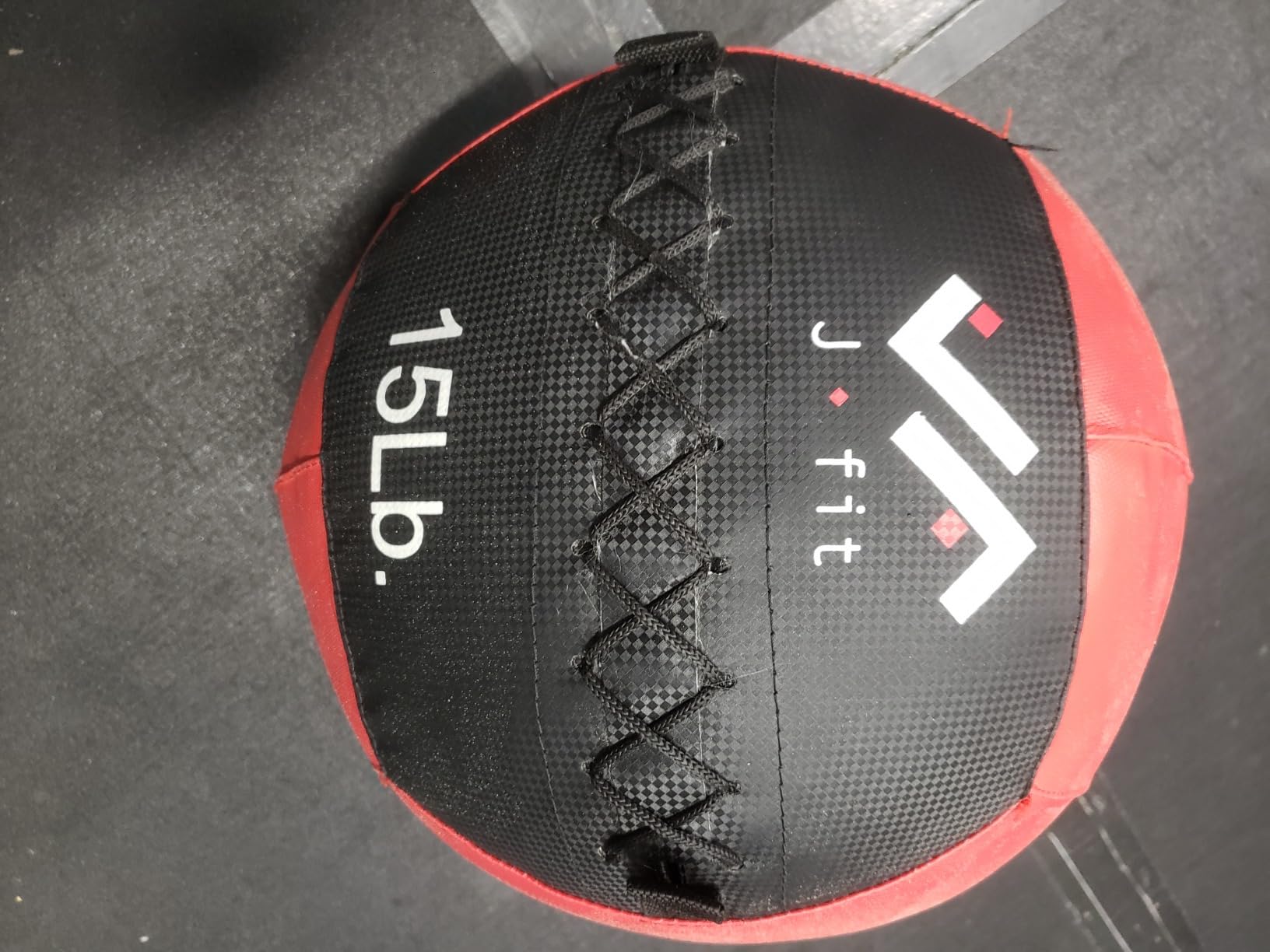 JFit Wall Ball - Premium Soft Weighted Exercise Ball for Strength, Conditioning, Gym & Home Workouts, 4-30 LB customer photo 2