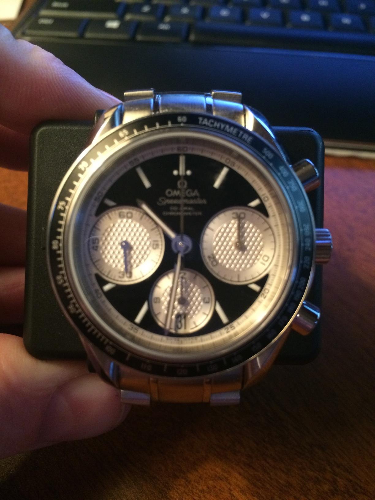 Men's 326.30.40.50.01.002 Speed Master Racing Analog Display Swiss Automatic Silver Watch customer photo 2