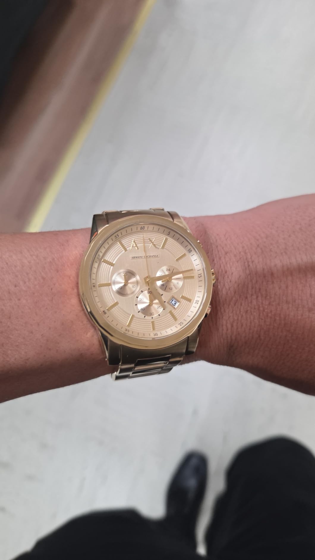 Armani Exchange A|X Stainless Steel Chronograph Watch for Men customer photo 2