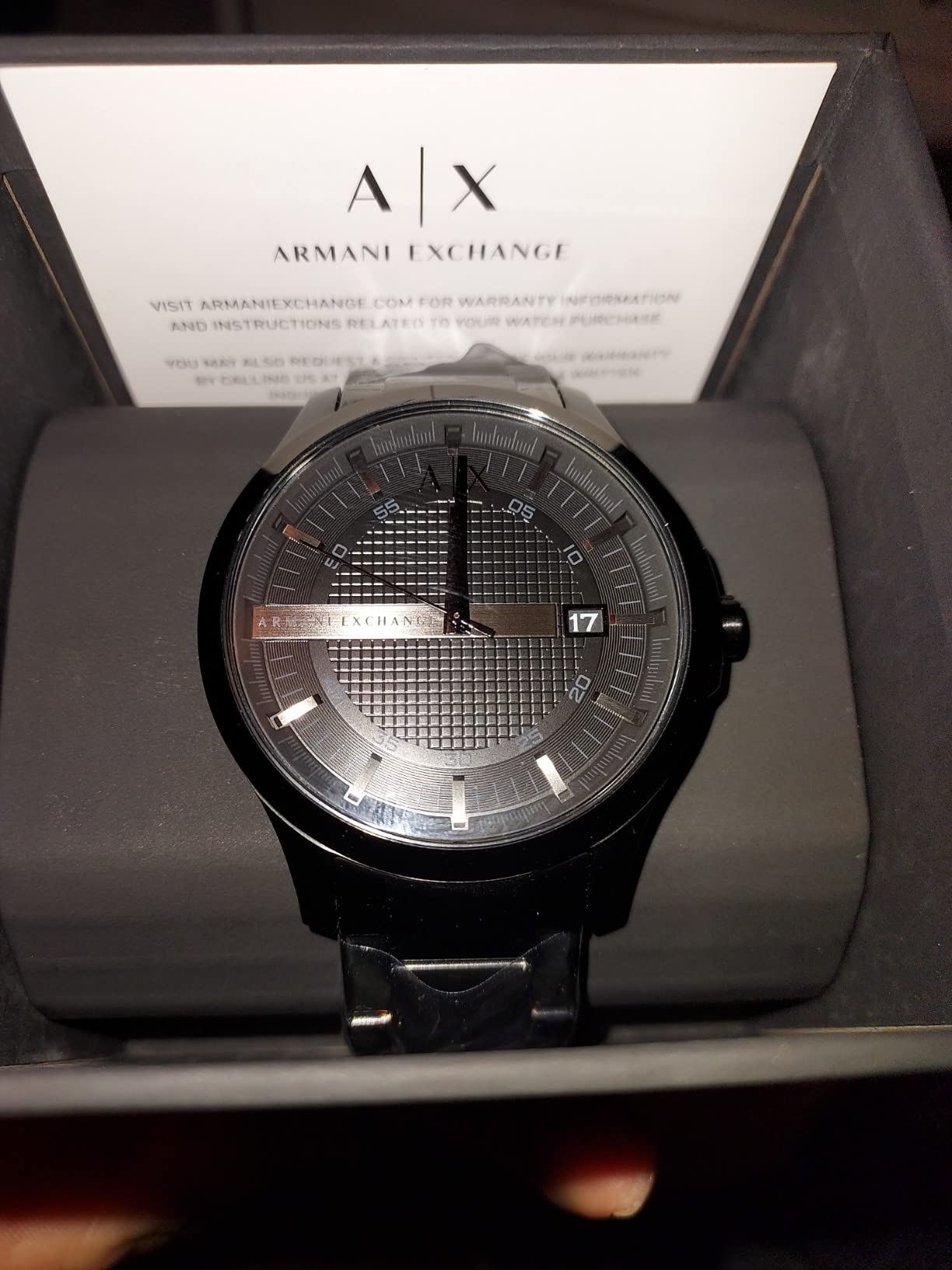 A|X Armani Exchange Men's Watch, Three-Hand Stainless Steel Watch for Men customer photo 1