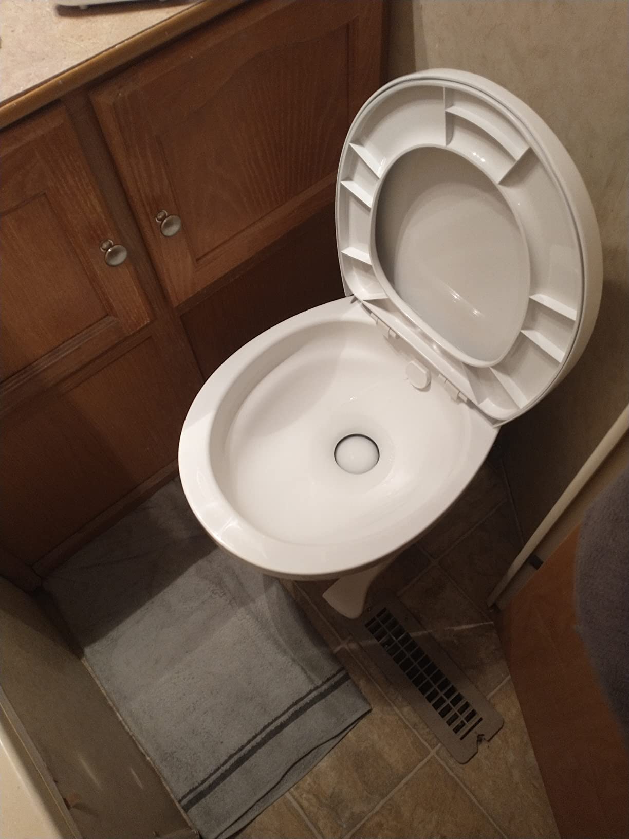 Aqua-Magic Residence RV toilet / High Profile / White - Thetford 42169 customer photo 2