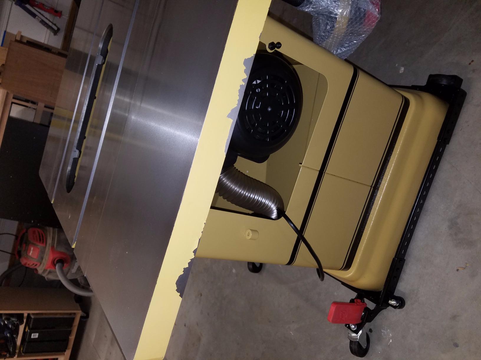 Powermatic 10-Inch Table Saw, 52-Inch Rip, 1-3/4 HP, 115/230V 1Ph (Model PM1000) customer photo 2