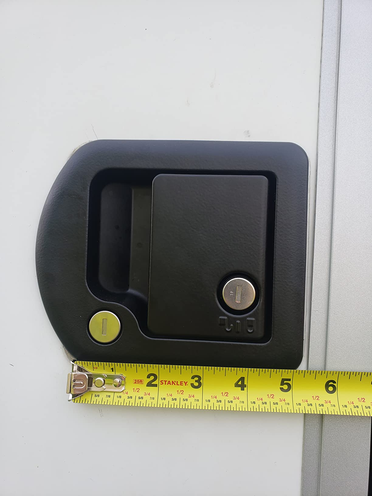 RV Designer T507 TriMark Motorhome Entrance Door Lock with Deadbolt - Fit for 1.38-1.58” RV Motorhome Doors - Right/Left-Hand Use - FMVSS 206 Compliant customer photo 1