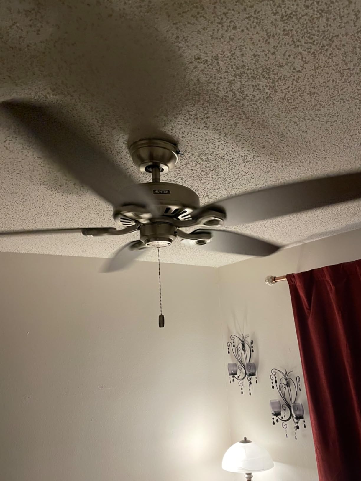 Hunter Builder Elite, Indoor, Ceiling Fan, No Light, 52 inch, Snow White customer photo 1