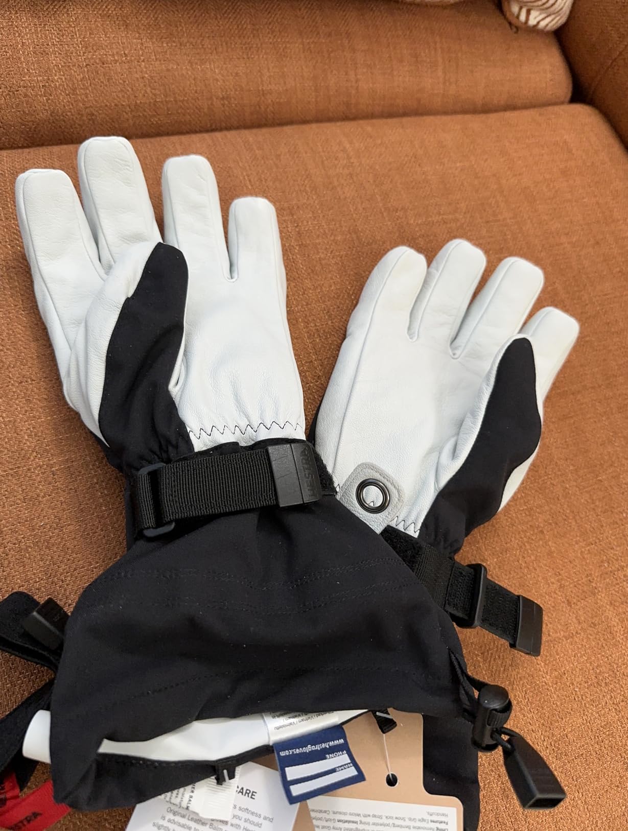 Hestra Army Leather Heli Ski Glove, 5-Finger Snow Glove for Skiing & Snowboarding for Men & Women customer photo 1