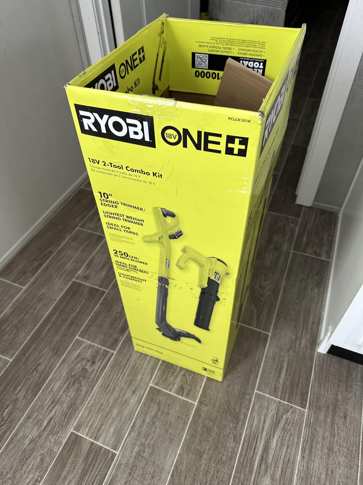 Ryobi One+ 18-Volt Lithium-ion Cordless Electric String Trimmer and Edger customer photo 1