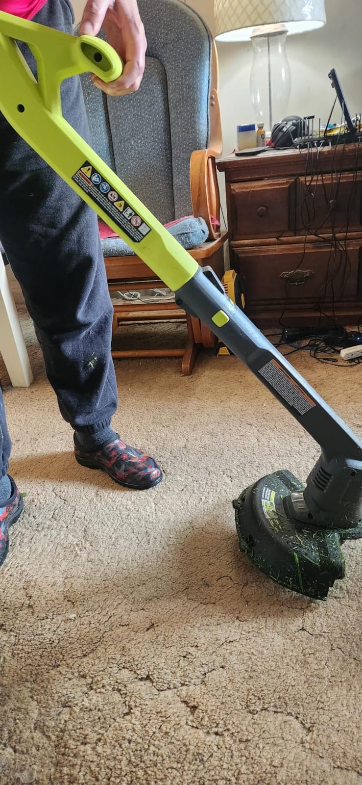 Ryobi One+ 18-Volt Lithium-ion Cordless Electric String Trimmer and Edger customer photo 2