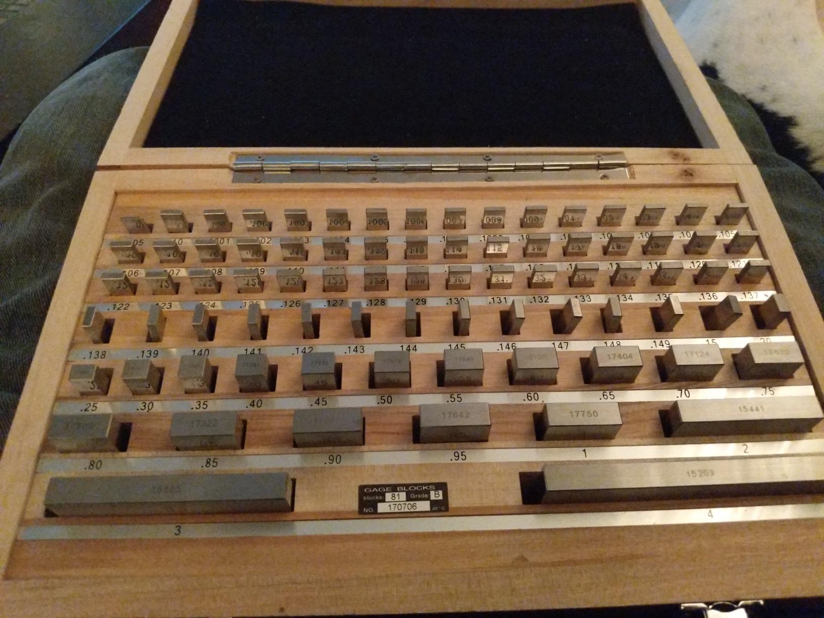 Accusize Industrial Tools Precision 81-Piece Steel Gauge Block Set, Grade B Accuracy, Corrosion-Resistant, P900-S581 customer photo 2