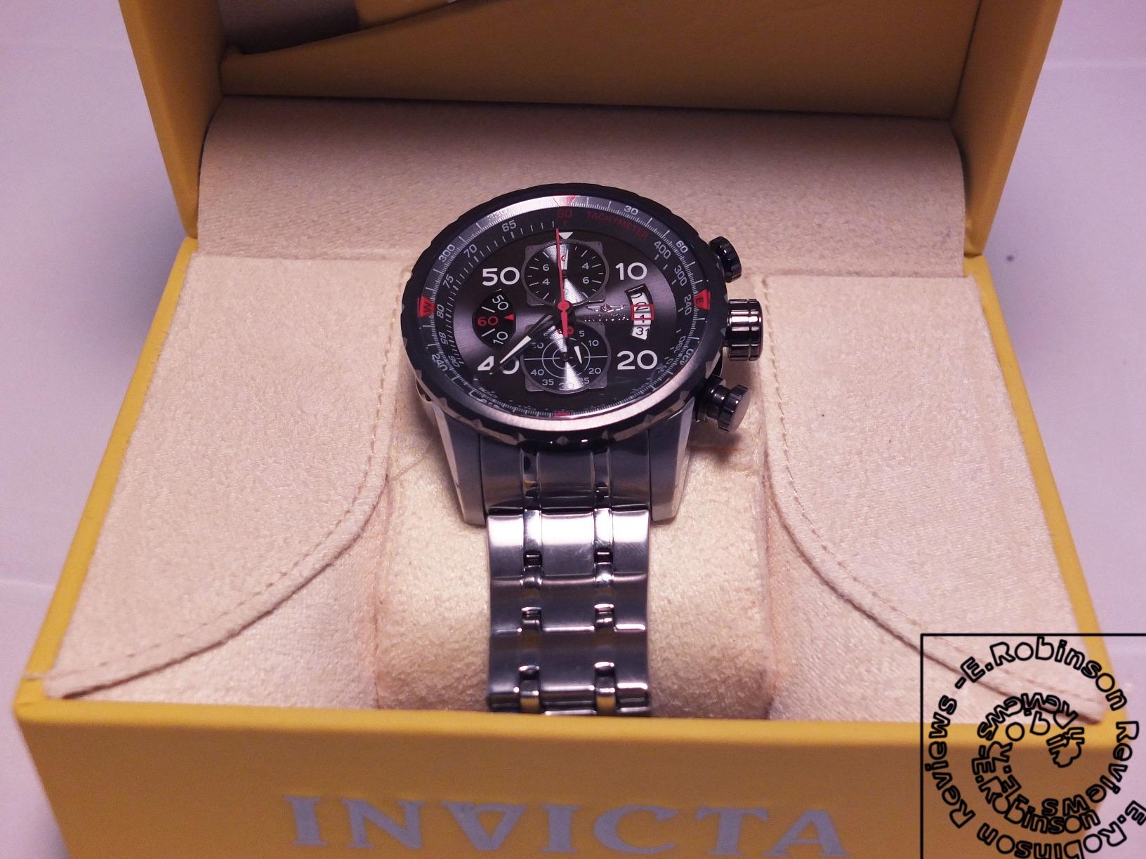 Invicta Men's Aviator Analog Display Japanese Quartz Silver Watch (Model: 12704) customer photo 2