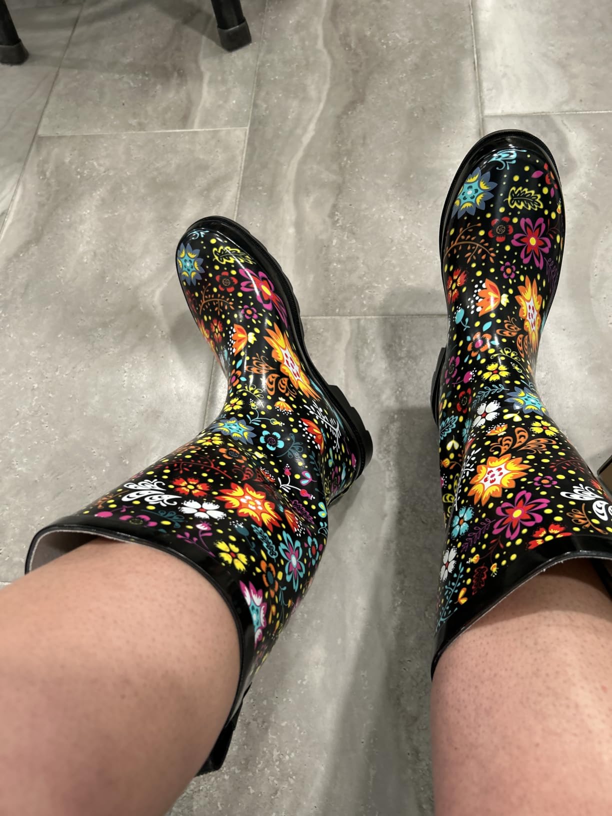 Western Chief Women's Tall Waterproof Rain Boot Outdoor Garden Shoes customer photo 2