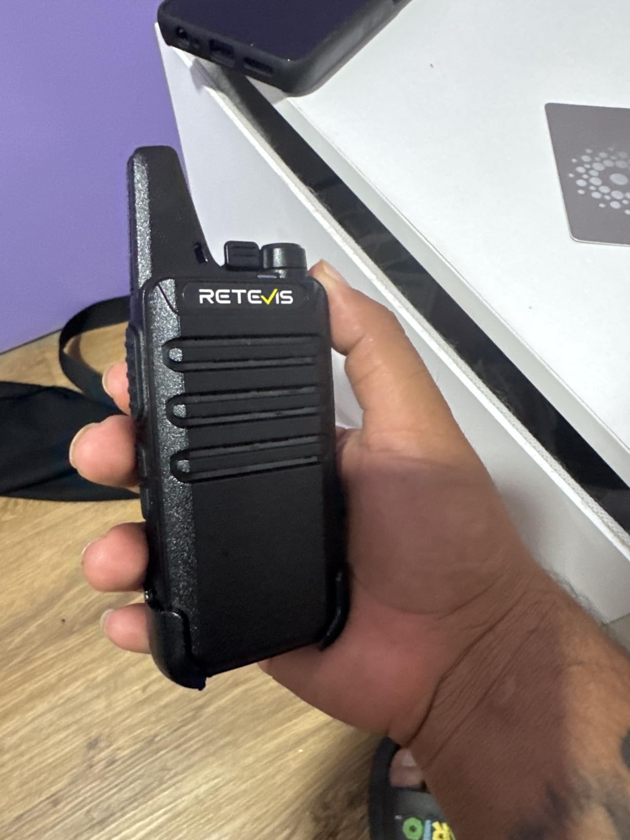 Retevis RT22 Compact & Lightweight FRS Walkie Talkies Long Range (4 Pack) customer photo 2