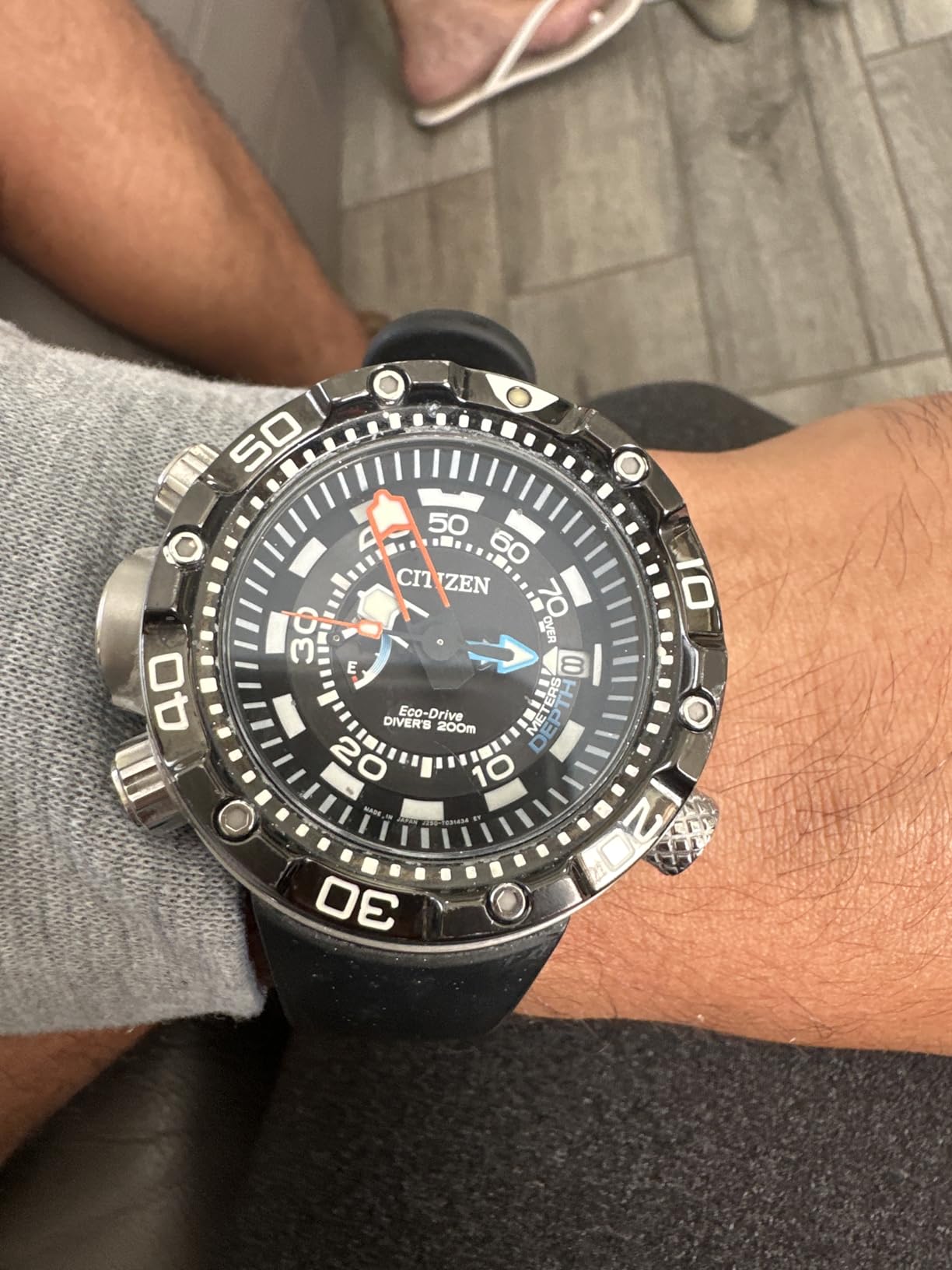 Citizen Men's Eco-Drive Promaster Sea Aqualand Depth Meter Watch customer photo 1