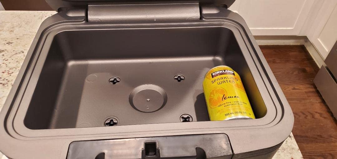 SentrySafe Dark Gray Fireproof and Waterproof Safe with Key Lock, Chest Lock Box with Carrying Handle for Travel, 0.28 Cubic Feet, 6.6 x 15.4 x 14.3 Inches, CFW20201 customer photo 2