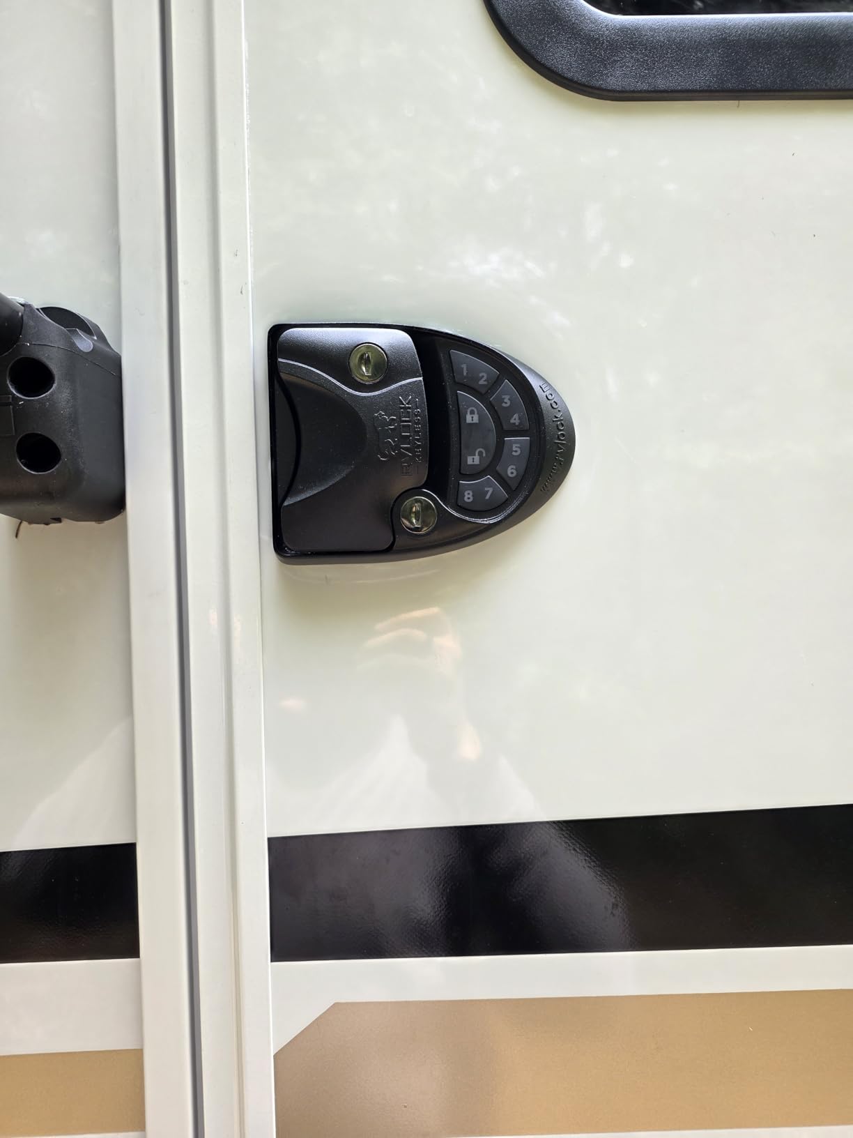 RVLock V4 Keyless RV Door Lock, Full Metal, for Campers/5th Wheels/Trailers customer photo 2