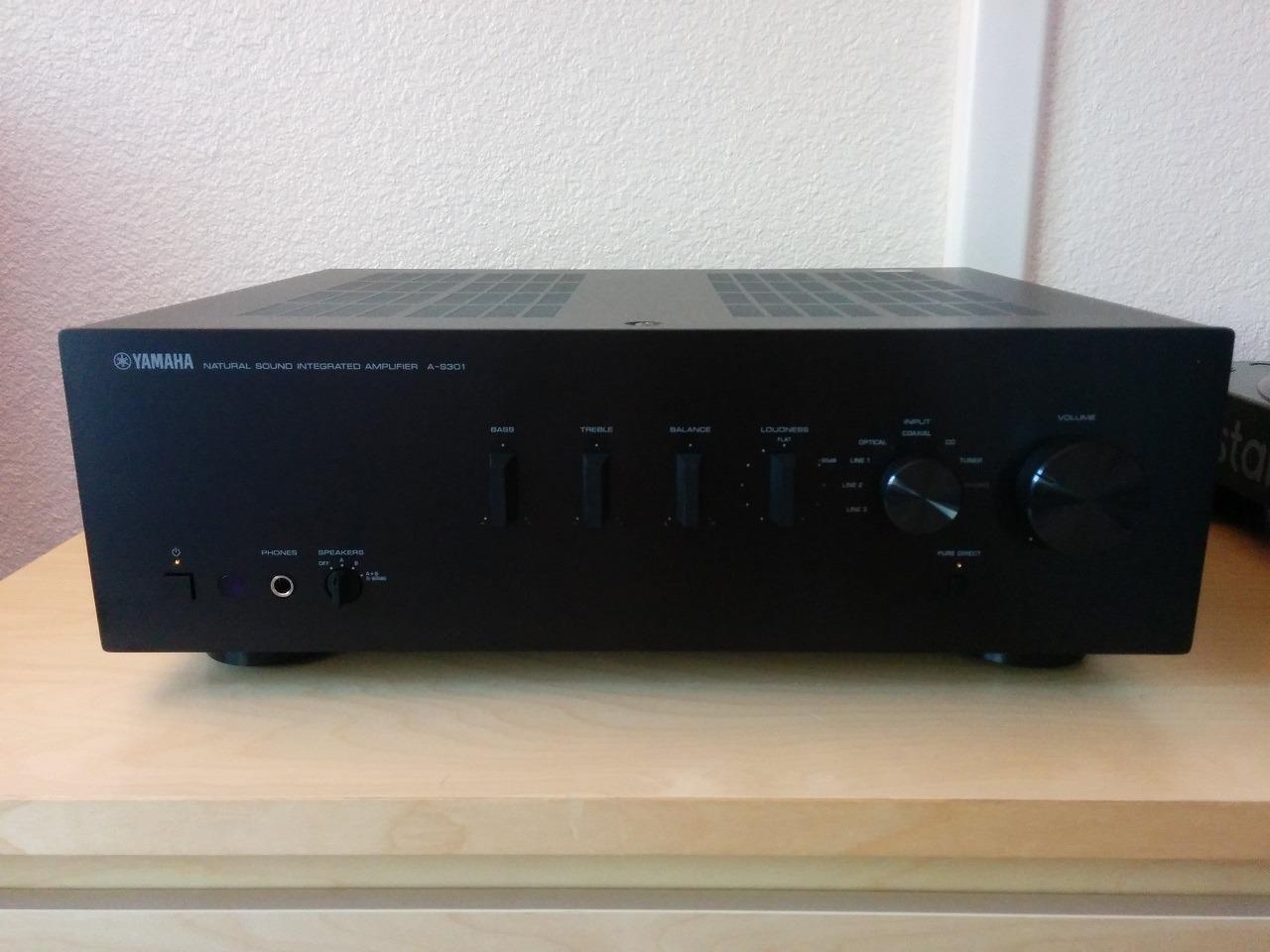 YAMAHA A-S801BL Natural Sound Integrated Stereo Amplifier (Black) customer photo 1