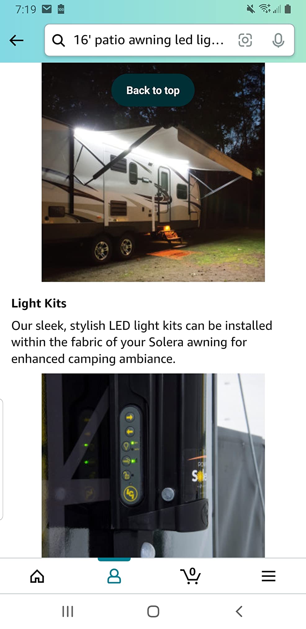 Solera Power and Hybrid Awning Assemblies for 5th Wheel, Travel Trailer and Motorhome RV Awnings customer photo 1