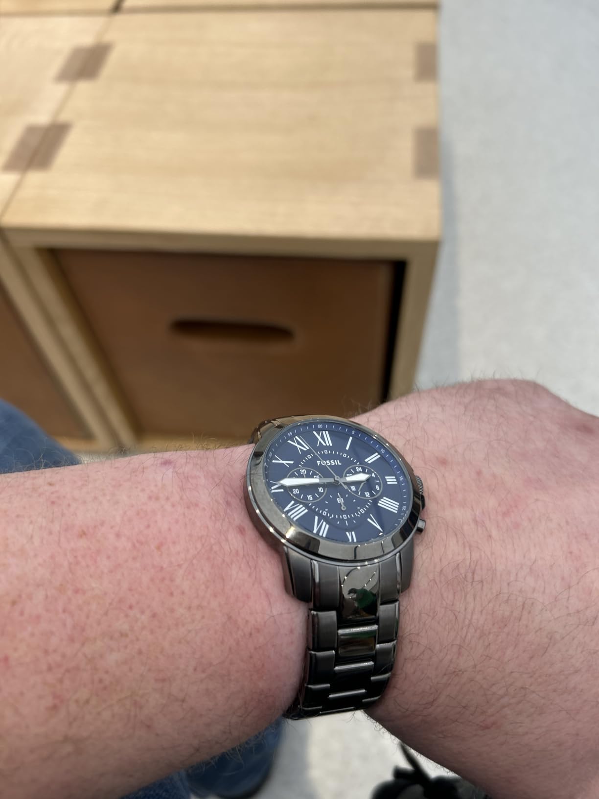 Fossil Men's Grant Quartz Chronograph Watch customer photo 1