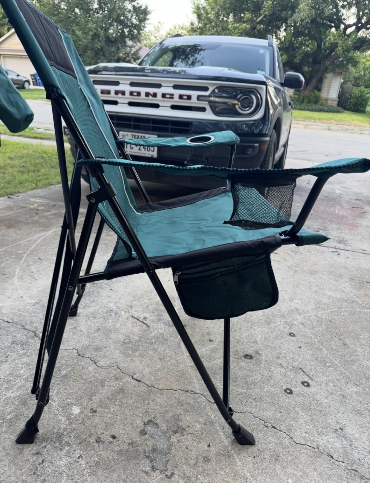Kijaro Portable Camping Chairs - Enjoy the Outdoors with a Versatile Folding Sports Chair for Outdoor & Lawn - Dual Lock Feature Locks Position – Hallet Peak Gray customer photo 2