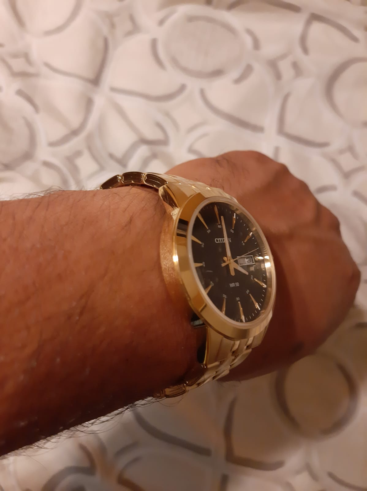 Citizen Quartz Mens Watch, Stainless Steel, Classic, Gold-Tone customer photo 1