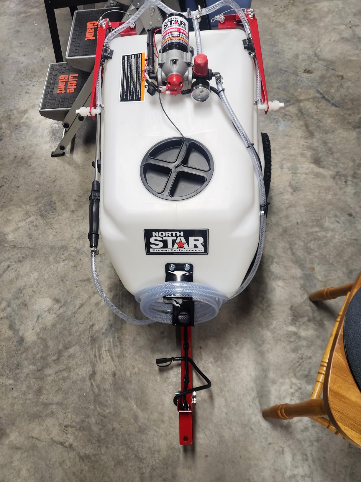 NorthStar 21-Gallon Tow-Behind Boom/Spot Sprayer, 2.2 GPM, 12V, 70 PSI customer photo 1
