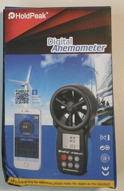HoldPeak 866B Digital Anemometer, Handheld Wind Speed CFM Meter customer photo 2