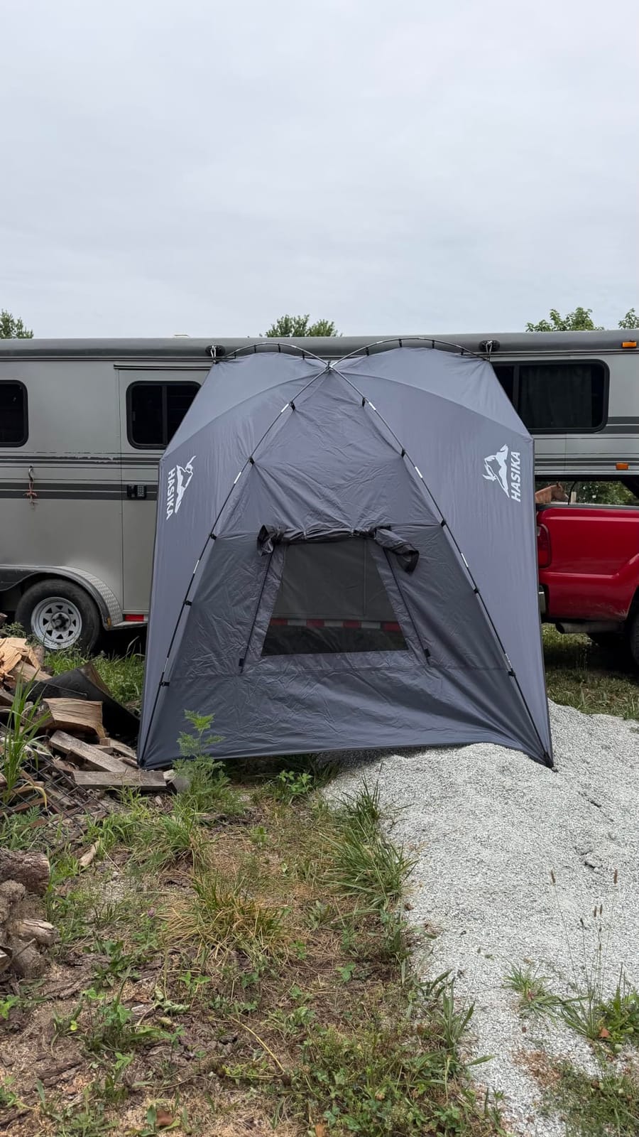 Hasika Waterproof SUV Tailgate Tent and Car Awning customer photo 1